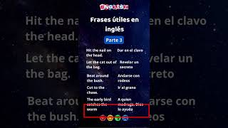 Los frases más comunes y usadas del inglés para practicar tu vocabulario Parte 3 ingles english [upl. by Lenni647]