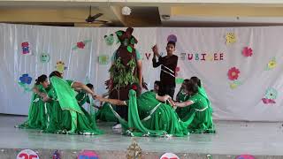 Saint Mary Convent School  Group dance  Na kaato mujhe dukhta hai  Save Tree  Save Earth [upl. by Eelek]