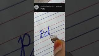 How to write the alphabet AtoZ in cursive writingHandwriting practice cursivehandwriting our name [upl. by Ellenod]