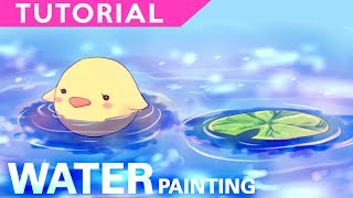 Water Painting【Digital Coloring Tutorial】 [upl. by Halli]