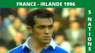 Résumé France  Irlande 1996 Tournoi des 5 Nations [upl. by Vallie]