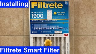 Installing a new Filtrete Smart Filter tells your phone when to change it [upl. by Schulz]