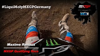 Renaux crash POV  MXGP Qualifying Race  Liqui Moli MXGP of Germany 2022 MXGP Motocross [upl. by Emma]