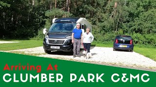 Arriving At Clumber Park Caravan And Motorhome Club Site  Start of Our Tour Of East Anglia [upl. by Aitnas]