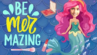 Be Mermazing Mermaid Makeup Tutorial for Kids [upl. by Kienan]