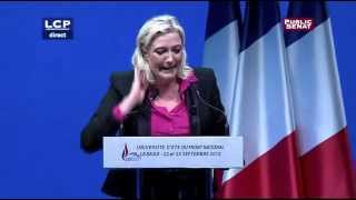 Marine Le Pen  La Baule 23092012 [upl. by Forelli448]