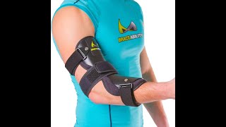 BraceAbility Cubital Tunnel Syndrome Elbow Brace [upl. by Oicneconi873]