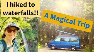 Mountain camping ALONE in my van  EPIC Waterfalls [upl. by Maia]