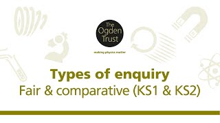 Types of enquiry fair amp comparative KS1 amp KS2 [upl. by Idden146]