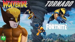 Wolverine Tornado in Fortnite on HobbyGaming [upl. by Kcitrap982]