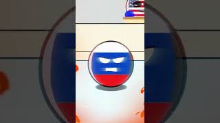 russia ukraine conflict countryballs ukraine usa russiaukrainewar [upl. by Mendelson323]