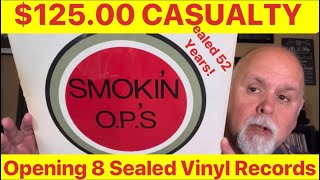 How To Avoid This Vinyl Record Casualty 12500 Sealed Record Damaged Opening 8 Sealed Records [upl. by Lleddaw]