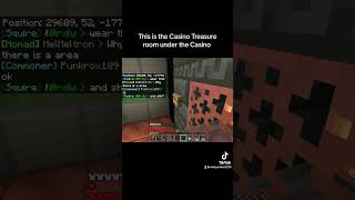 My treasure Room under the Casino staircase minecraft redstone [upl. by Kerwon]