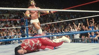 The Honky Tonk Man vs The Ultimate Warrior  Intercontinental Championship Match SummerSlam 1988 [upl. by Assiren803]