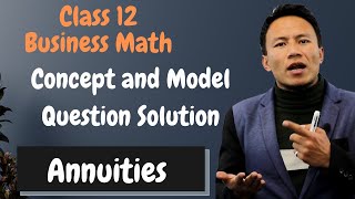 Annuities in Nepali  Model Question Solution  Class 12 Business Mathematics  Gurubaa [upl. by Inuat]