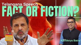 Unraveling Rahul Gandhis Telangana Speech Fact or Fiction  Ballot Ki Baat [upl. by Edson868]