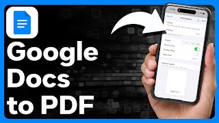 How to Turn a Google Docs into a PDF  Easy Tutorial [upl. by Nnylhtak]