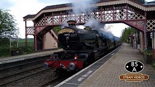 5043 Earl of Mount Edgecumbe charges through Wilmcote  quotThe Shakespeare Expressquot  07042024 [upl. by Ellicul145]