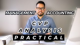 CVP ANALYSIS  PRACTICAL QUESTION SOLVED [upl. by Oruasi858]