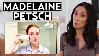 Madelaine Petschs Skincare Routine My Reaction amp Thoughts  SKINCARE [upl. by Dew]