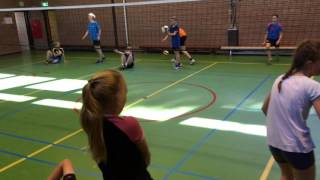 Volleybal oefeningen gymles [upl. by Hollyanne585]