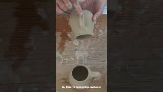 Lage keramikk kopp med hank Nettkurs hos artskillno ceramics keramikk onlinekurs onlinecourse [upl. by Bowden]