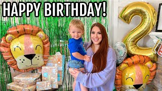 Our 6th Babys 2nd BiRTHDAY PARTY OPENiNG PRESENTS [upl. by Schrader116]