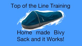 Home Made Bivy Sack Cheap and it Works [upl. by Farro]