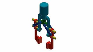 Linear Gripper mechanisme [upl. by Henleigh]