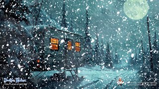 RV Camping Trailer In A Snowstorm 1 [upl. by Jonati]