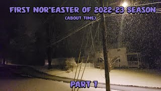 First True Noreaster of Season Comes to the Albany and Northeast Part 1  March 1315th 2023 [upl. by Previdi]