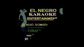 ELADIO ROMERO SANTOS CORAZON DE FRESAS by ENCE KARAOKE [upl. by Corry]