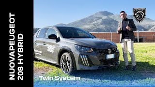 Nuova Peugeot 208 Hybrid la recensione di Twin System [upl. by Steere]