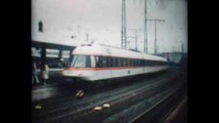 Essen Hbf 1977 Intercity Train Super8 [upl. by Shugart39]