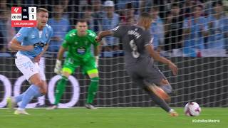 Kylian Mbappe STRIKES from outside the box in Real Madrid vs Celta Vigo 🎯  ESPN FC [upl. by Sairtemed968]