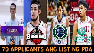 RJ ABARRIENTOS AT JUSTINE BALTAZAR ANG TOP PICK NG PBA [upl. by Neraj]