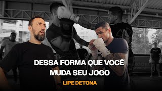 TREINO DE BOXE  TÉCNICAS PARA EVOLUIR NA TROCAÇÃO  LIPE DETONA [upl. by Melvyn]