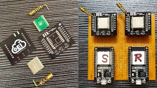 LoRa communication realtime demonstration with ESP32 amp RFM95 [upl. by Aciruam]