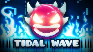 Tidal Wave  Geometry Dash  Piano Tutorial [upl. by Einitsed]