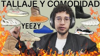 GUÍA DEFINITIVA DE TALLAJE Y COMODIDAD DE TODOS LOS YEEZY [upl. by Bena]