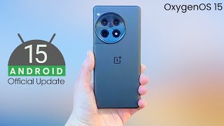 OnePlus 12R Android 15 OxygenOS 15 Update [upl. by Anairo]