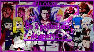 Personagens react rap dos 5 potenciais de guerra Bleach [upl. by Semaj]