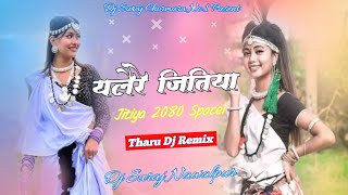 Jitiya song 2080  Pawoni jitiya song  Yalaura Jitiya  new tharu video 2080  Dj Suraj Remix [upl. by Akimyt408]