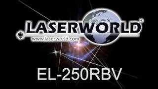 Laserworld  EL250RB  Ecoline Series multi color RBV redblue laser [upl. by Moyer380]