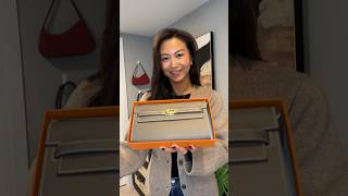 Unboxing my Hermes Kelly To Go Wallet😍✨ hermes hermesunboxing designerbags luxurybag [upl. by Astrea365]