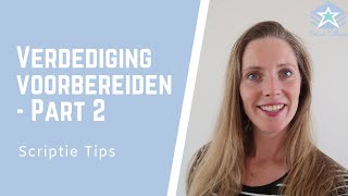 Voorbereiden op EINDPRESENTATIE  part 2  Verdediging  afstudeerzitting  SCRIPTIE TIPS [upl. by Ehcadroj]