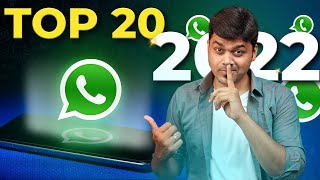 ⚡New 20 WhatsApp Tips Tricks amp Hacks 2022  Smartphone Users MUST WATCH [upl. by Arayk7]