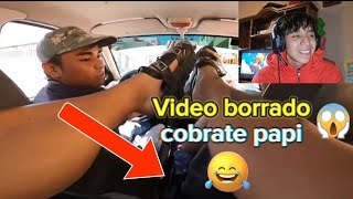 JEYS REACCIONANDO AL VIDEO BORRADO DEL REY DE LAS BROMAS Cobrate papi [upl. by Shererd]