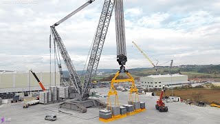 Liebherr LR 13000 o Maior Guindaste sobre esteiras do Mundo shorts [upl. by Glavin683]