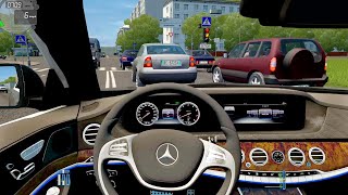 City Car Driving  MercedesBenz S600 Maybach  Fast Driving [upl. by Gnoix]